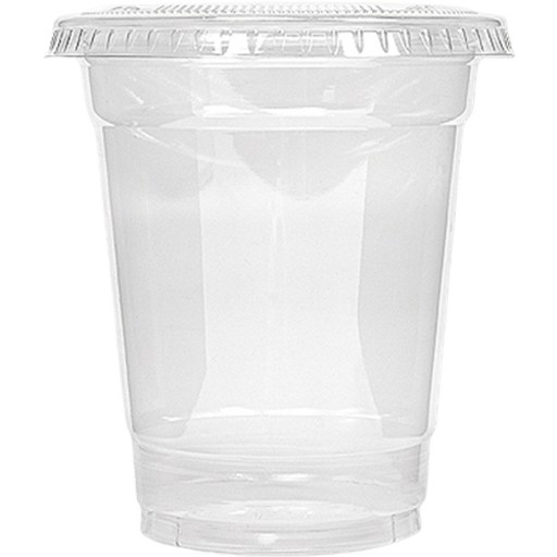 대경홈카페 410ml 투명 PET 아이스컵+평뚜껑