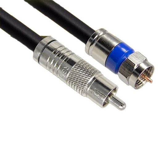 마하링크 국산 RCA TO RF 5C 동축 케이블 고급형 블랙