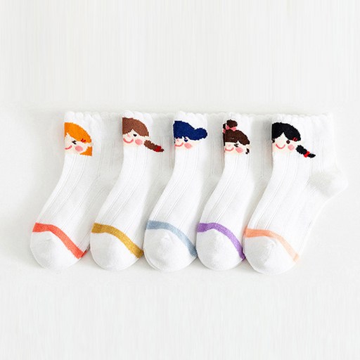 하라로이 유아용 공주 양말 5족 세트