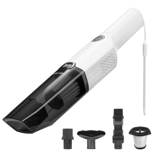 홈리아 카스톰 BLDC 무선 차량용청소기 세트, HA-17BLC, 화이트