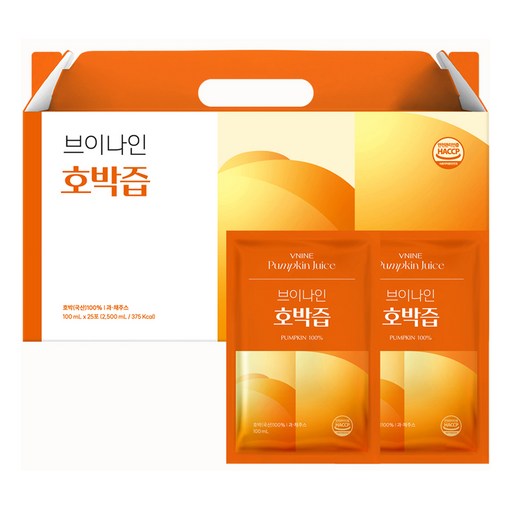 브이나인 물 없이 만든 호박즙 25p
