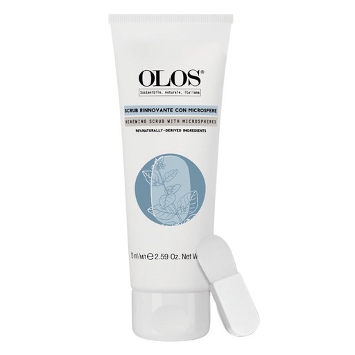 올로스 리뉴잉 스크럽 위드 마이크로스피어 75ml + 스파츌라 세트