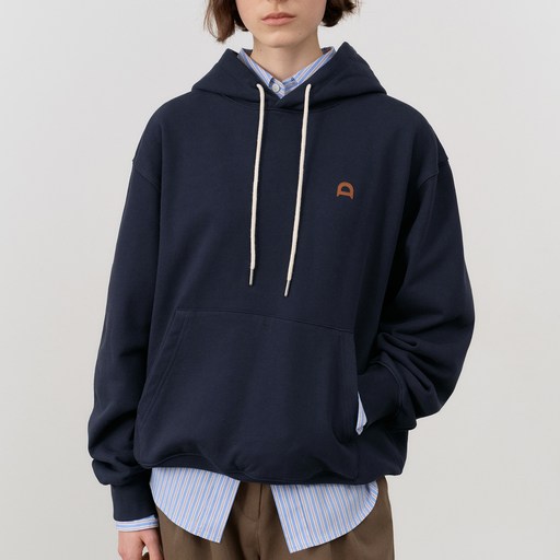 던스트 LEATHER LOGO HOODIE UDTS4C109