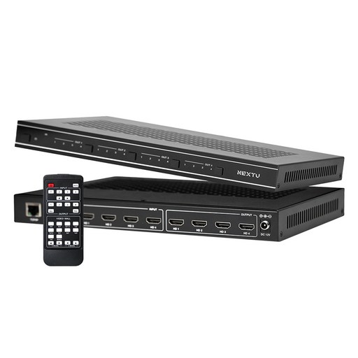 넥스트유 매이빈 4x4 HDMI2.0 비디오월 심리스 매트릭스 HV5435SW
