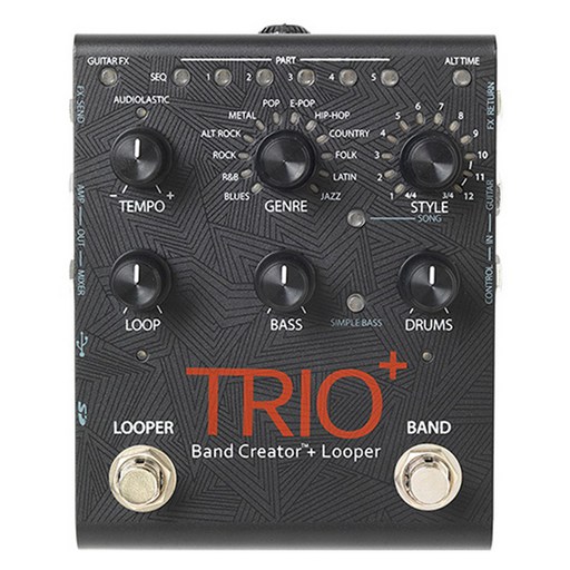 디지텍 이펙터 TRIO PLUS 루퍼페달