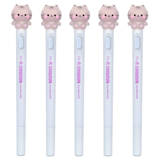 조선문방구 우옹이 LED 라이트 중성펜 0.5mm