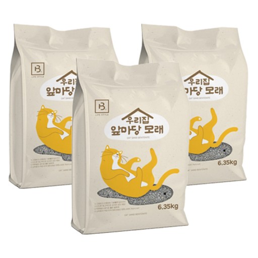브리더랩 우리집앞마당 벤토나이트 응고형 고양이 모래