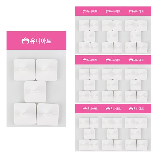 유니아트 고리마운틴 사각 걸이 5p