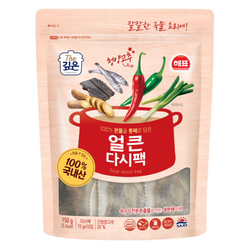 해표 얼큰 다시팩