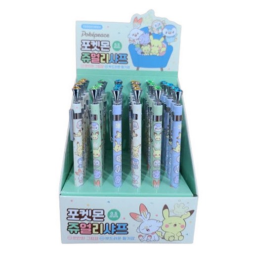 포켓몬스터 쥬얼리 샤프 3종 x 12p 세트
