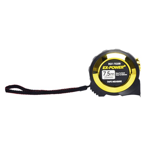 이엑스파워 양면 타입 오토락 줄자 EGT-7525B 7.5m x 25mm