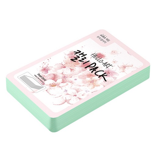 종이문화 헬로우아트캘리팩 두꺼운 스므스 엽서 200g 14 블루