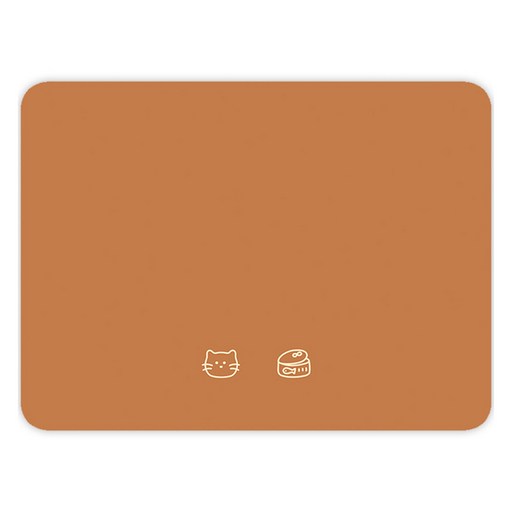 캣츠드림 고양이 강아지 미끄럼방지 규조프레 식사매트 40 x 50 cm