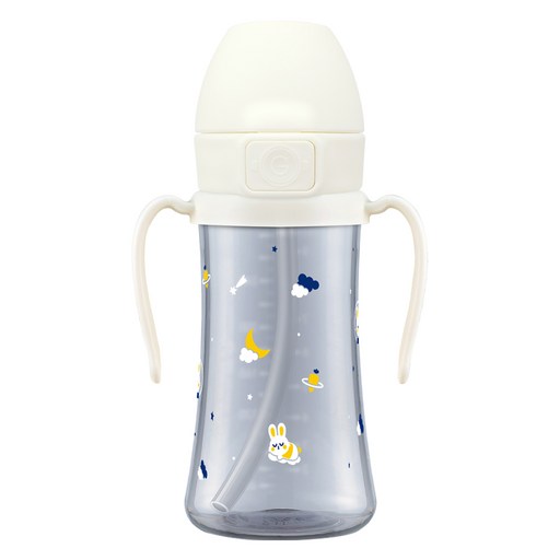 그로미미 유아용 PPSU 버니버스 빨대컵 300ml