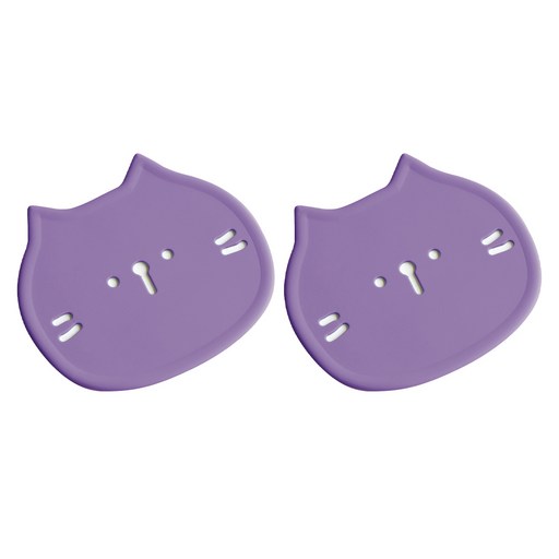 에이드엘 펀칭캣 실리콘 컵받침