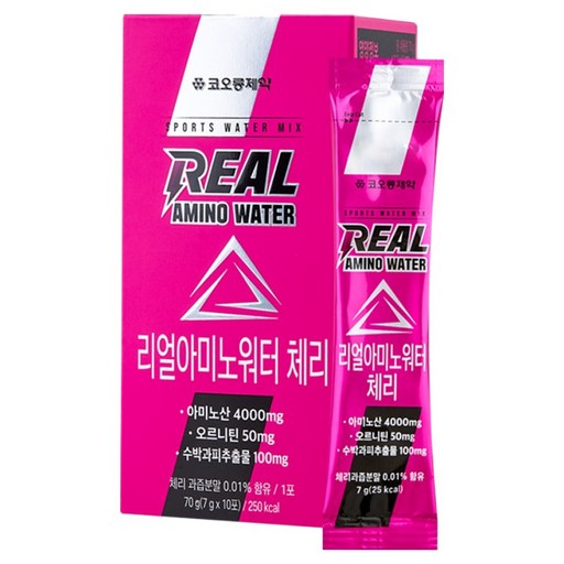 코오롱제약 NEW 리얼아미노워터 체리 10p