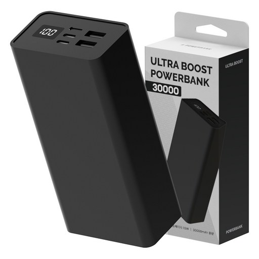 누아트 울트라부스트 고속충전 대용량 보조배터리 30000mAh 멀티단자