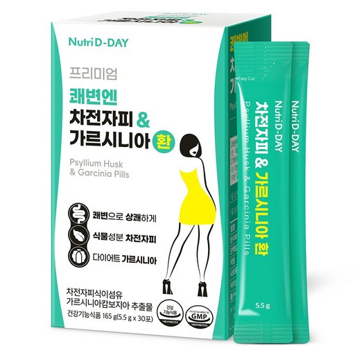 뉴트리디데이 프리미엄 쾌변엔 차전자피 가르시니아 환 30p