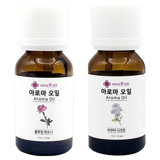 이지미톡 아로마 오일 방향제 원액 2종 x 17ml 세트