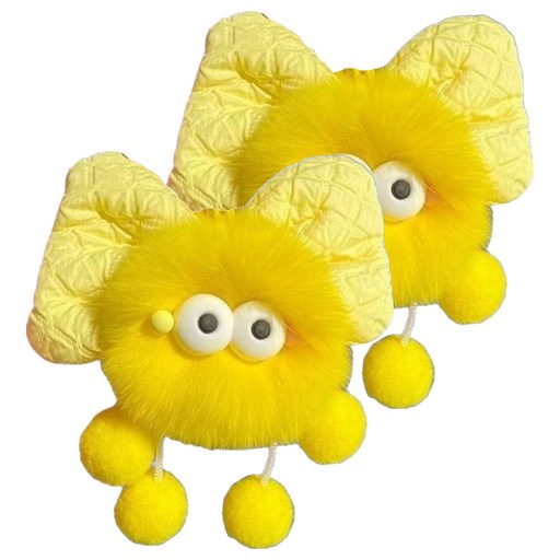 루시마켓 리본 폼폼 인형 키링