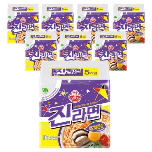 오뚜기 진라면 약간매운맛 120g