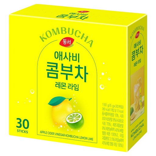 동서 애사비 콤부차 레몬라임