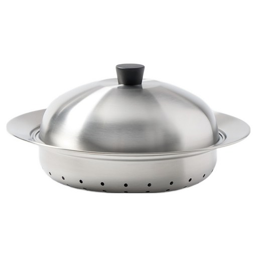 JAJU 20~24cm 냄비용 스테인리스 찜기 + 돔형 뚜껑 세트
