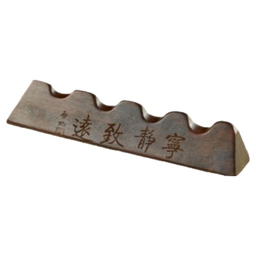 소울리치 고풍스러운 원목 붓받침 겸 문진 타입8 15.4 x 2.3 x 2.3 cm
