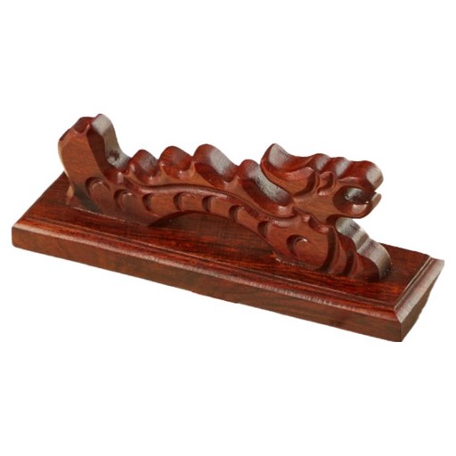 소울리치 고풍스러운 원목 붓받침 겸 문진 타입11 12.2 x 3.3 x 4.5 cm
