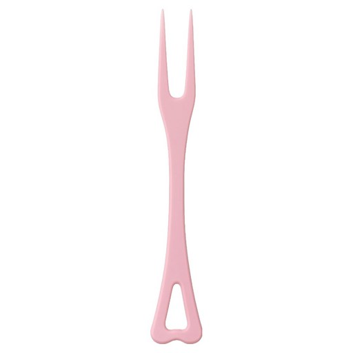 스완 일회용 칼라 두발 미니 다용도 포크 핑크