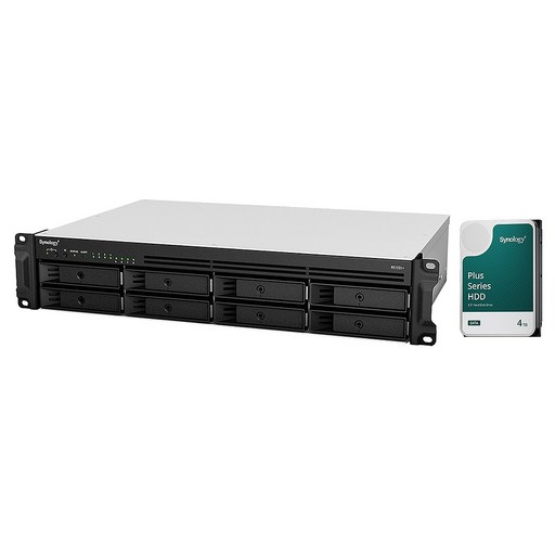 시놀로지 NAS RS1221+ + 하드 HAT3300-4T 세트