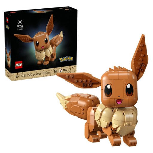 LEGO 寶可夢系列 Eevee 伊布 72151, 1個