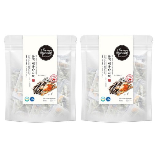 해통령 꽃게해물 다시팩 10p