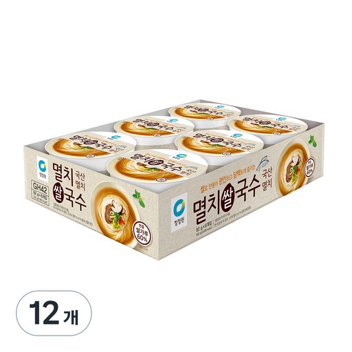 청정원 쌀로만든 멸치 컵쌀국수