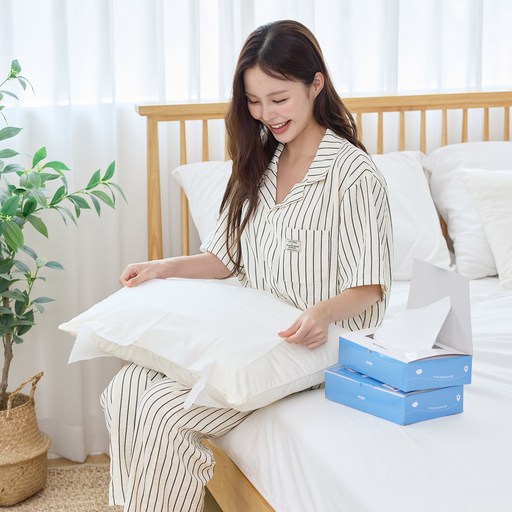 리브맘 뽑아쓰는 숙면터치 일회용 베개커버 20p
