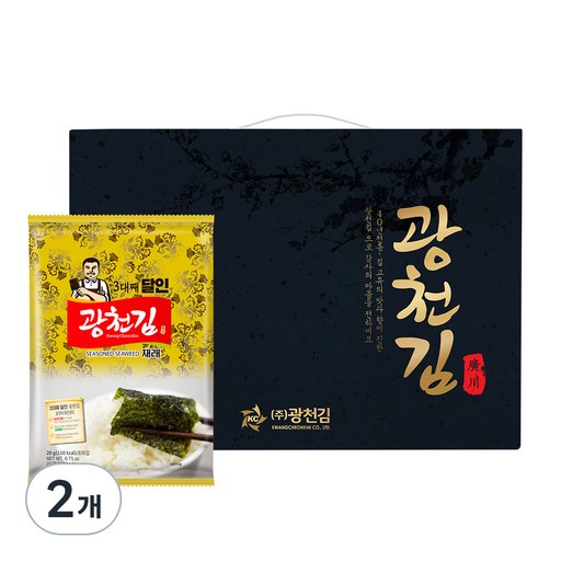 광천김 3대째 달인 재래 전장김 30-1호 선물세트 10p