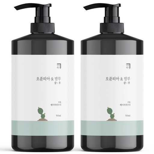 살림백서 오푼티아 앤 밤부 퍼퓸 샴푸 베이비파우더