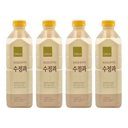 올가홀푸드 통곶감을 넣어 만든 수정과