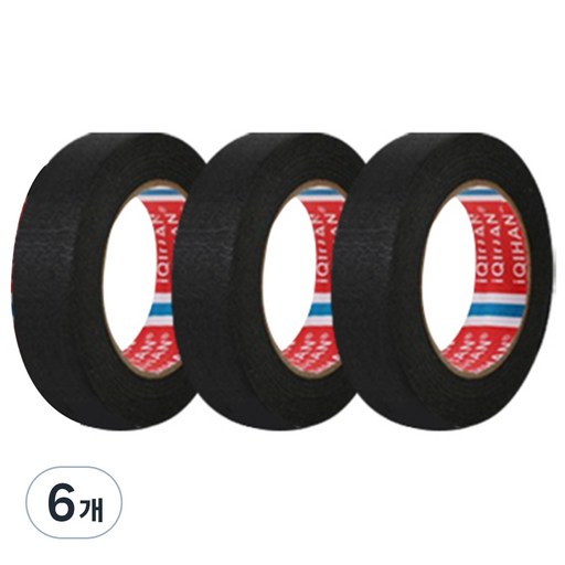 iQIHAN 칼라 마스킹 종이테이프 25mm x 15m