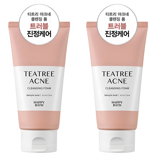 해피바스 티트리 아크네 클렌징폼
