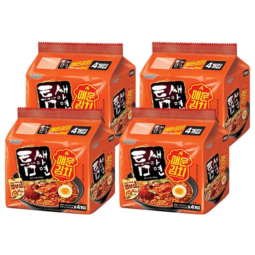 틈새라면 매운김치 120g