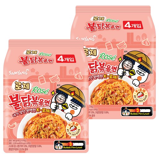 불닭볶음면 로제 140g