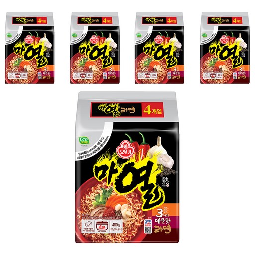 오뚜기 마열라면 120g