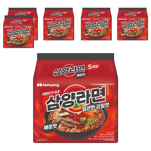 삼양라면 매운맛 120g
