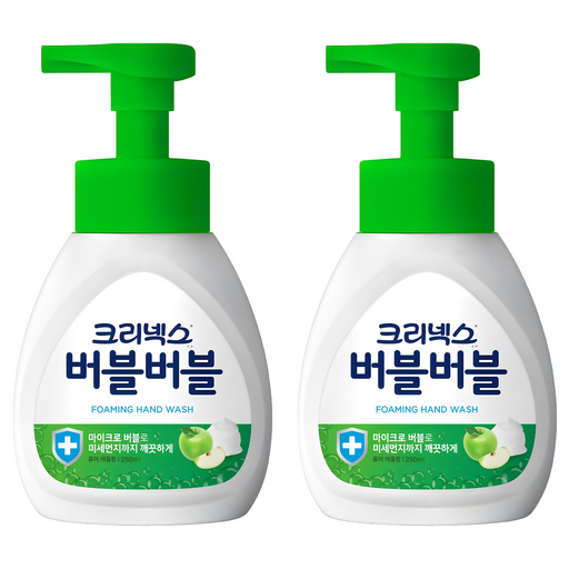 크리넥스 버블버블 핸드워시 퓨어애플
