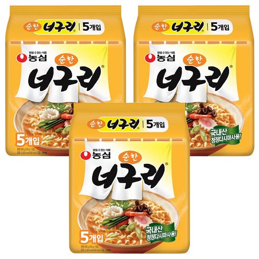 농심 너구리 순한맛