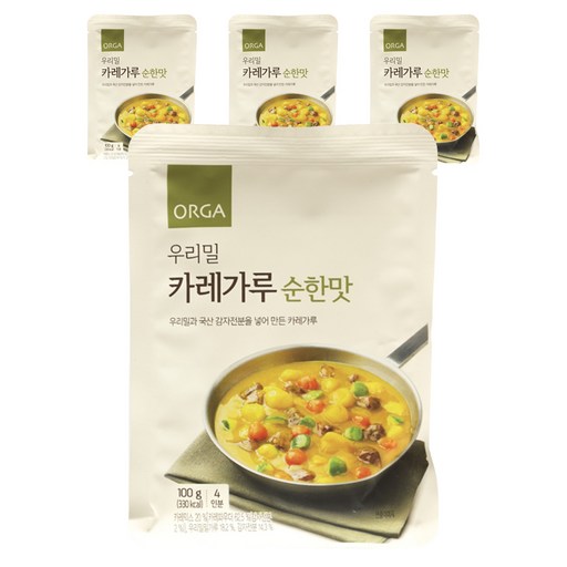 올가홀푸드 우리밀 카레가루 순한맛