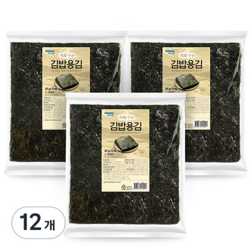 바다원 직화 구운 김밥용김 10p