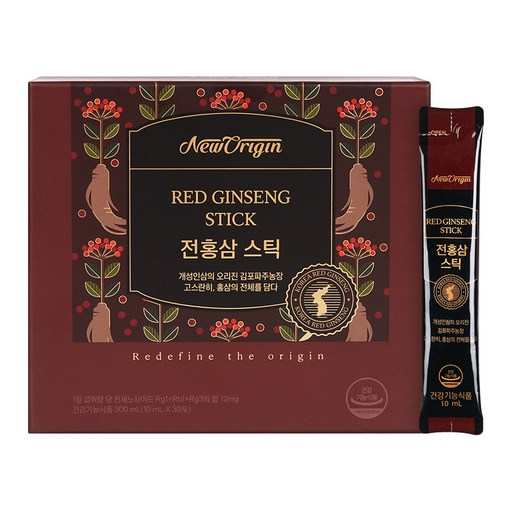 뉴오리진 전홍삼 스틱 10p