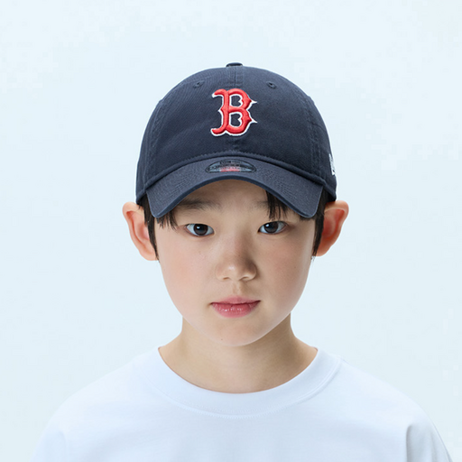 뉴에라 아동용 9FORTY 언스트럭처 보스턴 레드삭스 면 볼캡 14864544